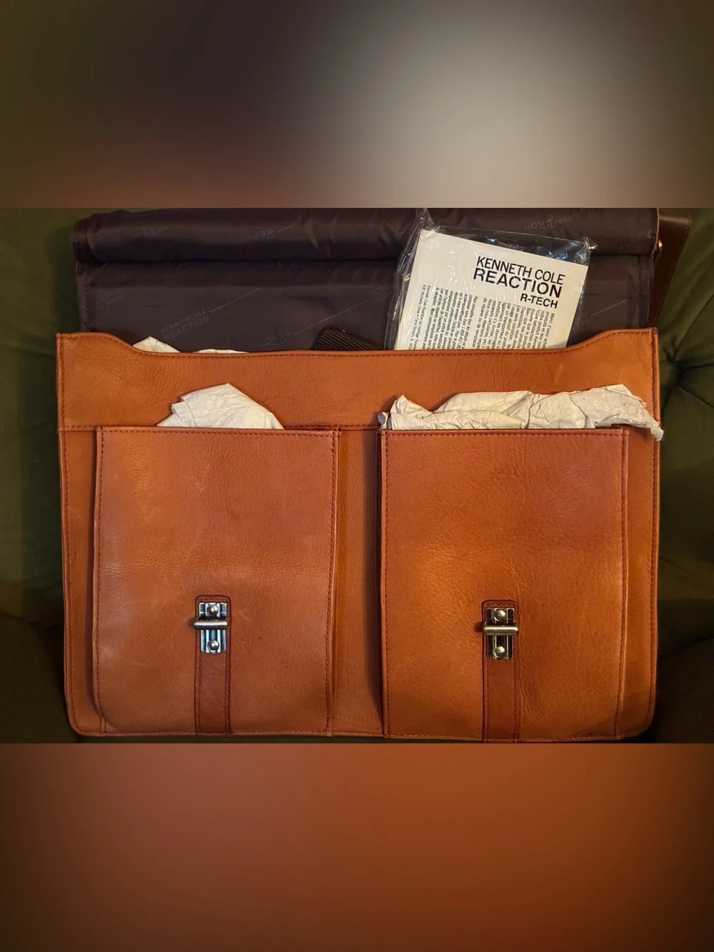 Kenneth Cole Reaction genuine leather